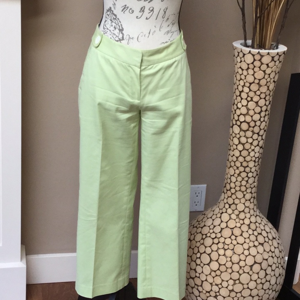Ann Taylor wide leg crop pants